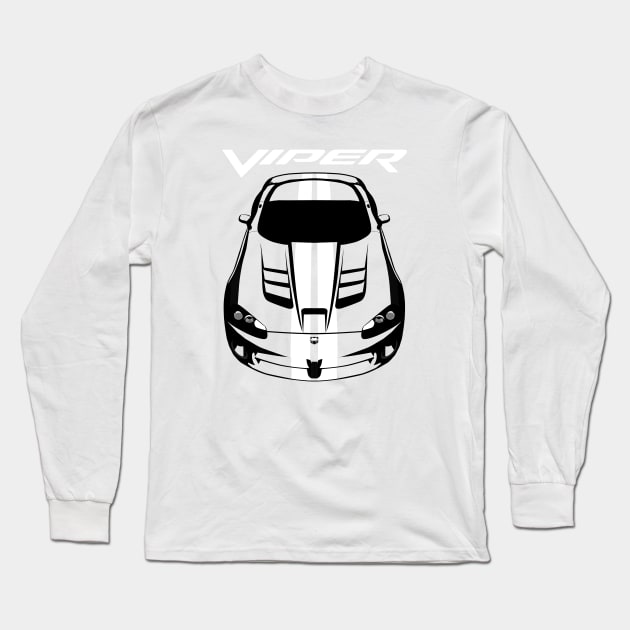 Viper SRT10 - White lines Long Sleeve T-Shirt by V8social